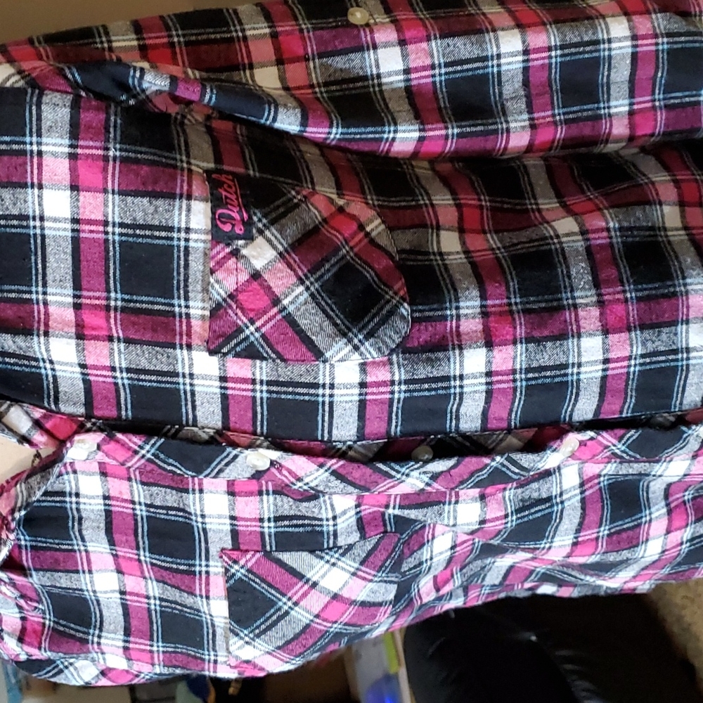 Dutch Bros small flannel shirt